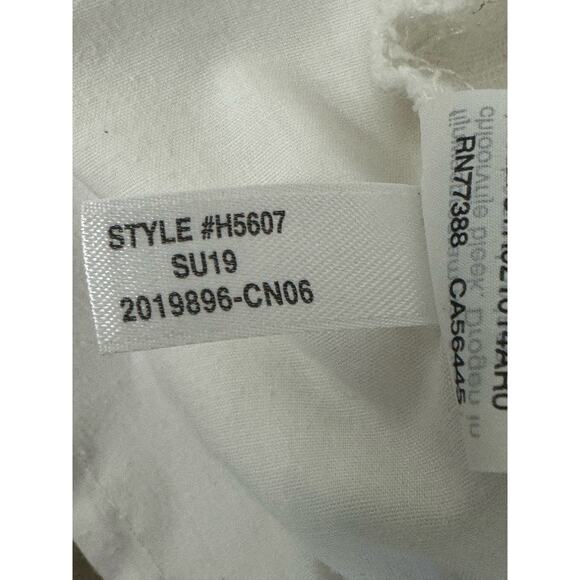 J.Crew Linen Cotton Blend Drawstring Pants in White Size 6 - Picture 11 of 14